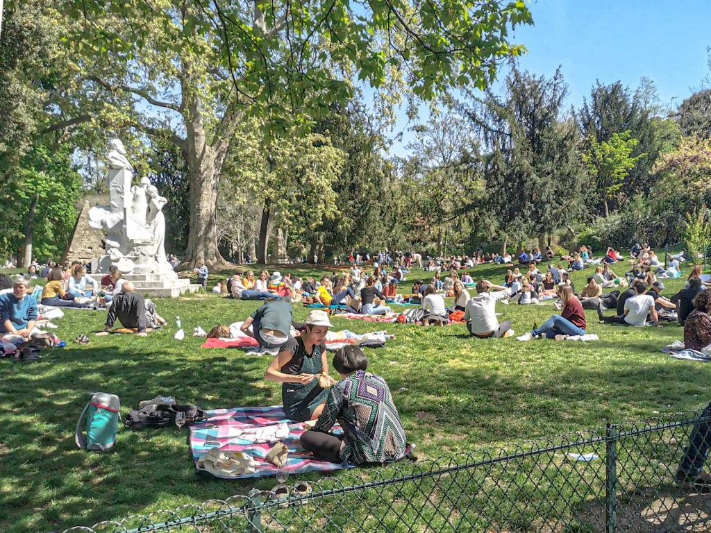 パリ17区、モンソー公園