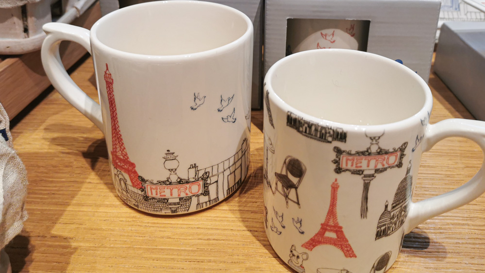 ジアン「Ca C'est Paris！」シリーズのマグカップ