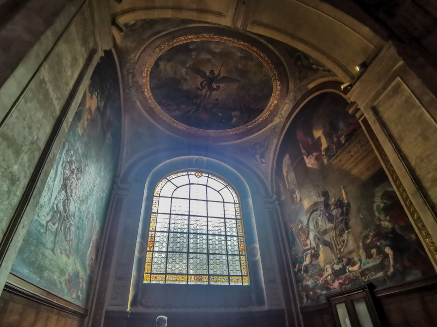 パリ、サン・シュルピス教会／ドラクロワの絵画