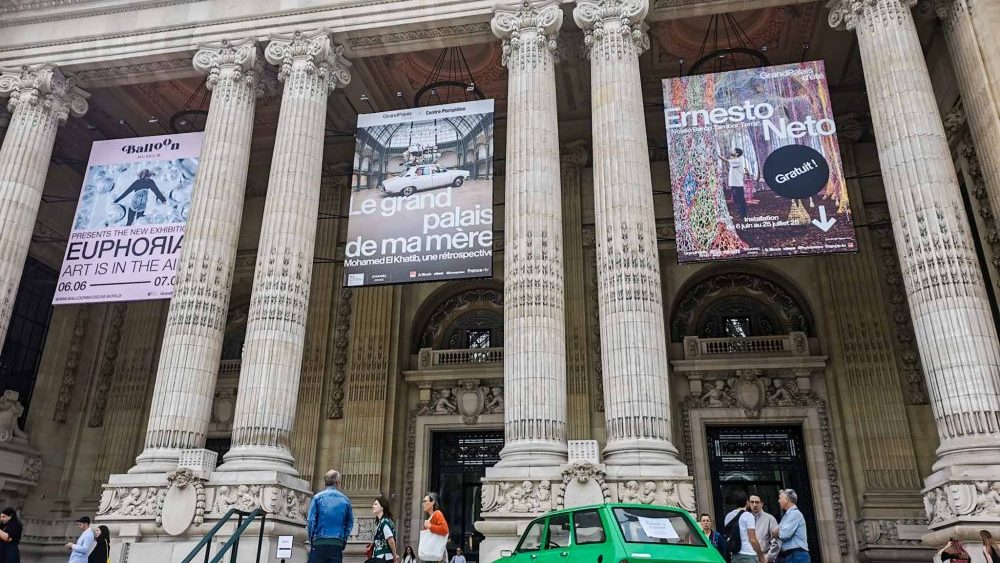 1900年のパリ万博のために建てられたグランパレ。ユネスコ世界遺産「パリのセーヌ河岸」の一部。