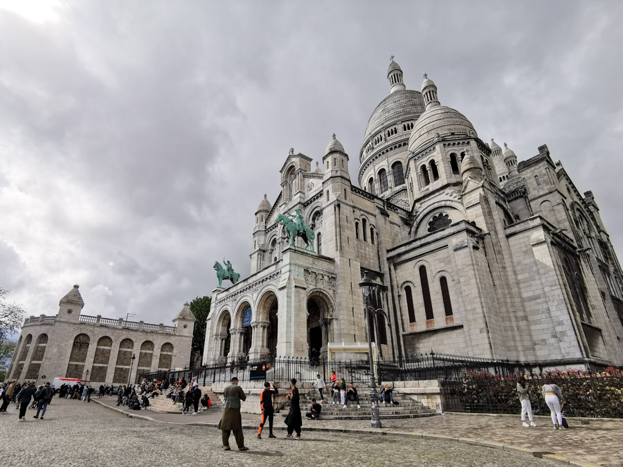 パリ、モンマルトル／サクレ・クール寺院