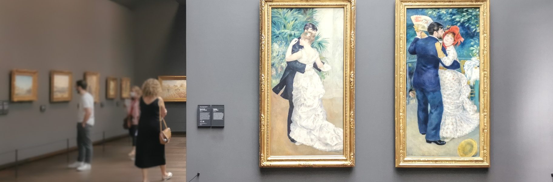 パリのオルセー美術館に展示されているルノワールの作品