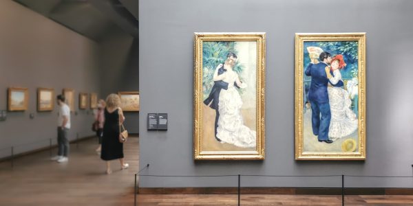 パリのオルセー美術館に展示されているルノワールの作品
