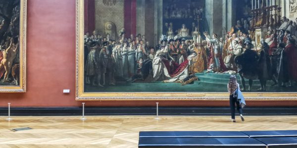 パリ/ルーヴル美術館/ナポレオンの戴冠式