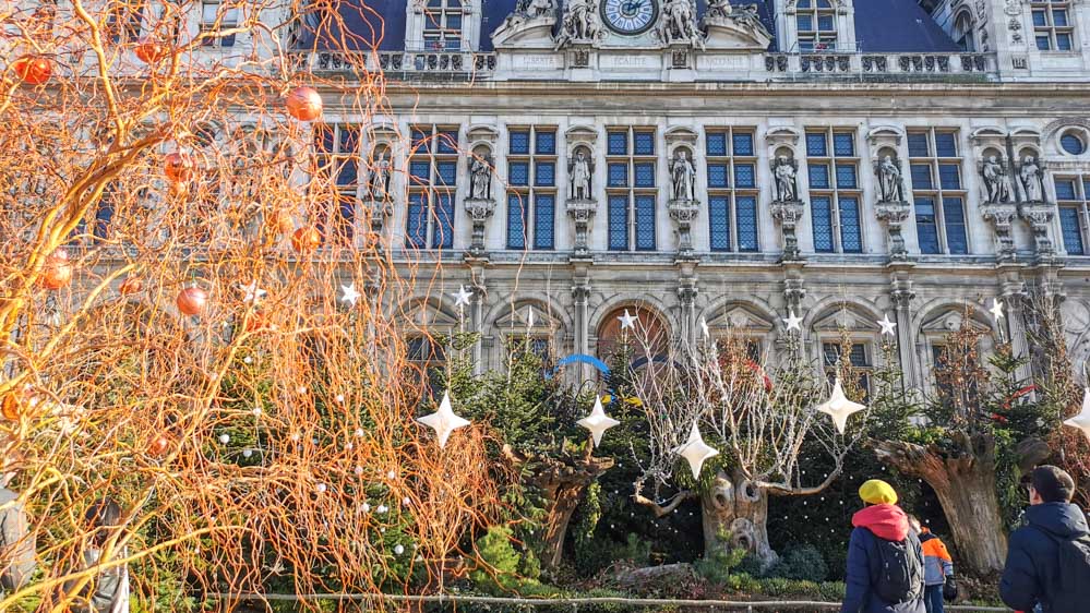 パリ/クリスマスマーケット、パリ市庁舎