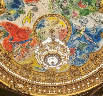 フランス　パリ　オペラ座　オペラ・ガルニエ　シャガールの天井画