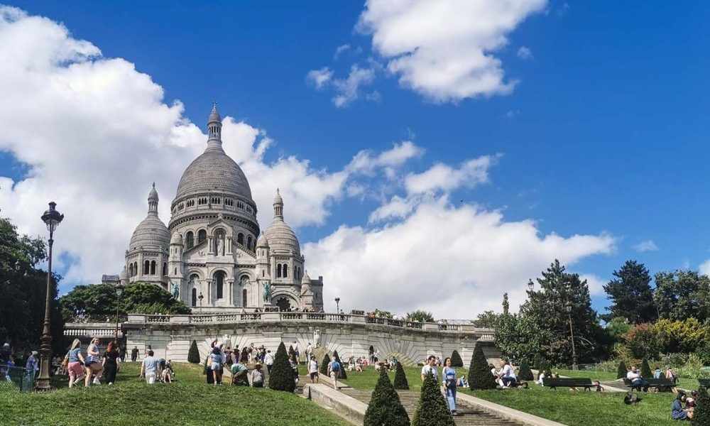 フランス　パリ　モンマルトル　サクレ・クール寺院