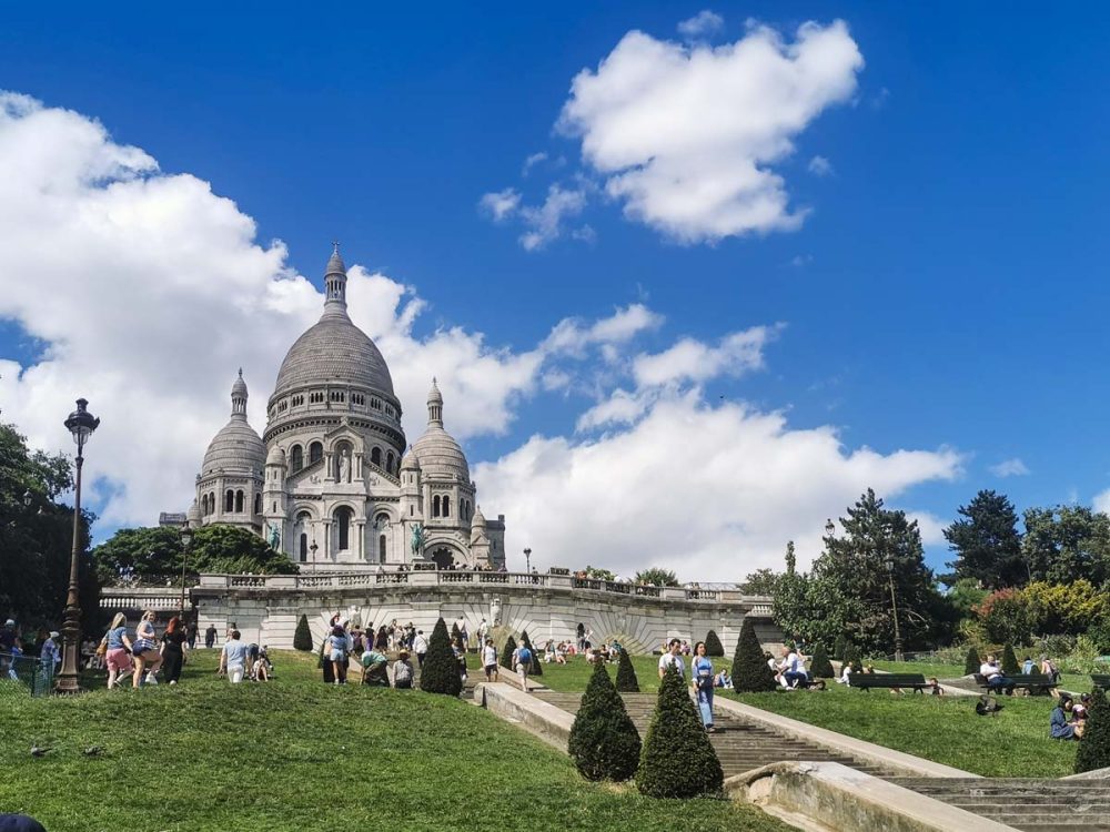 フランス　パリ　モンマルトル　サクレ・クール寺院