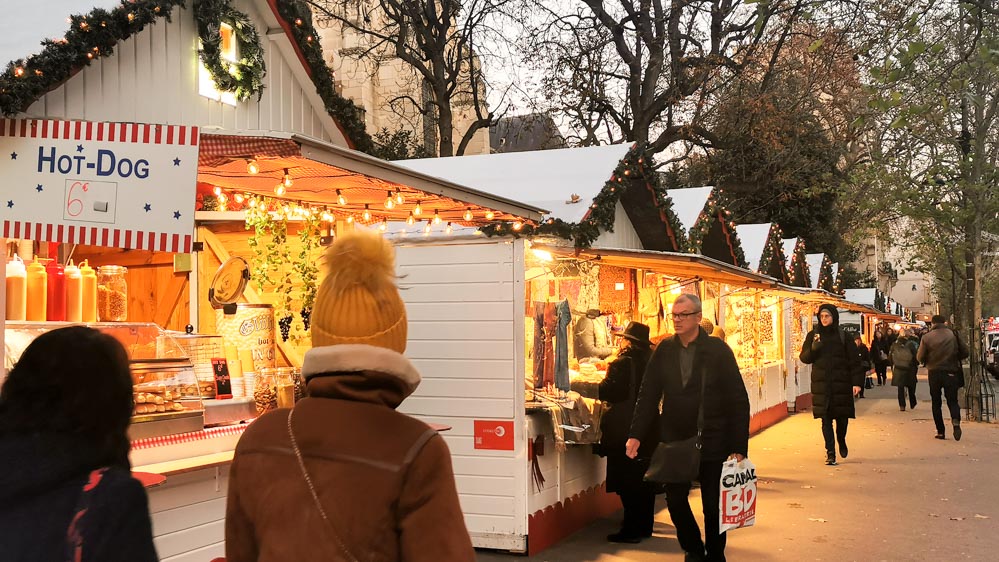 フランス　パリ　クリスマスマーケット　サンジェルマンデプレクリスマス