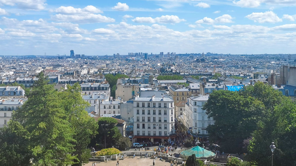 フランス　パリ　モンマルトル　サクレ・クール