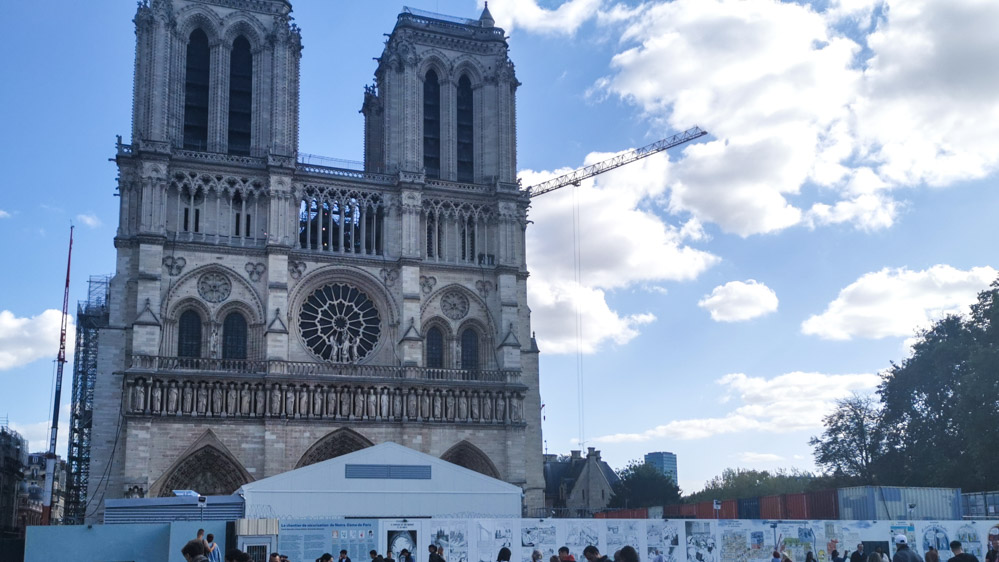 フランス　パリ　ノートルダム大聖堂