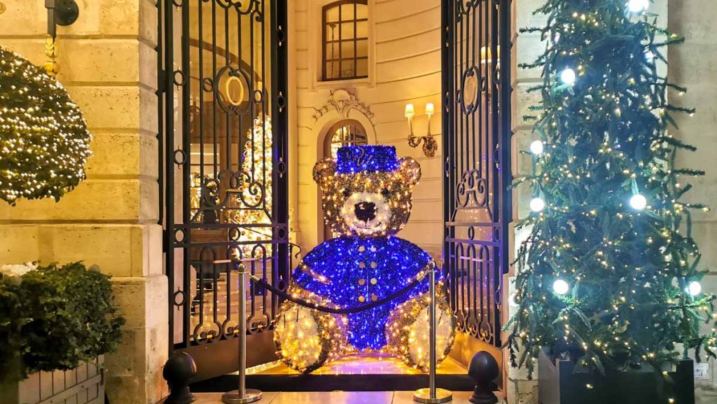 フランス パリ オテルリッツ クリスマス
