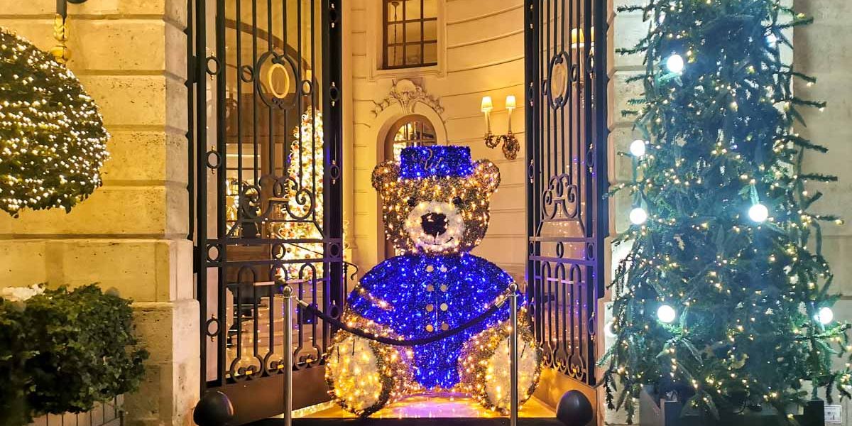 フランス　パリ　オテルリッツ　クリスマス