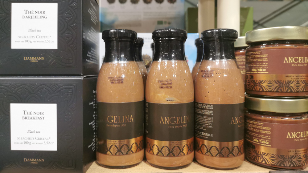 アンジェリーナのホットチョコレート パリ土産