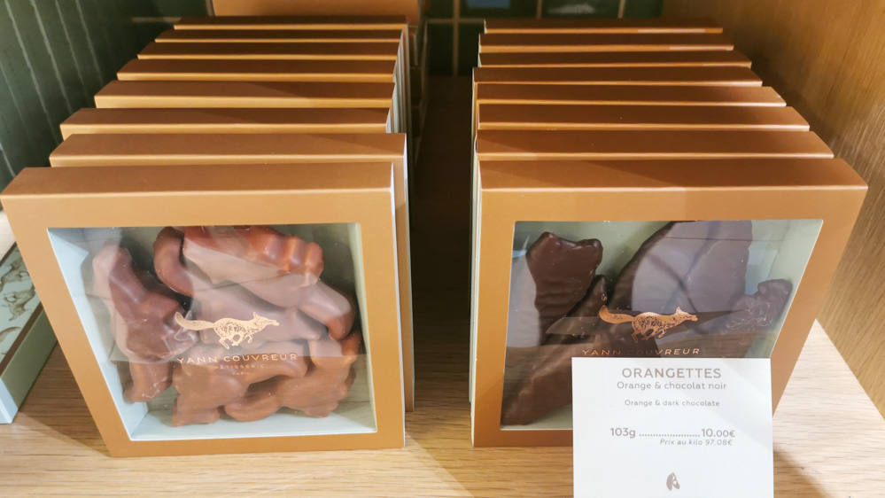 ヤン・クヴルールのオランジェット パリ土産