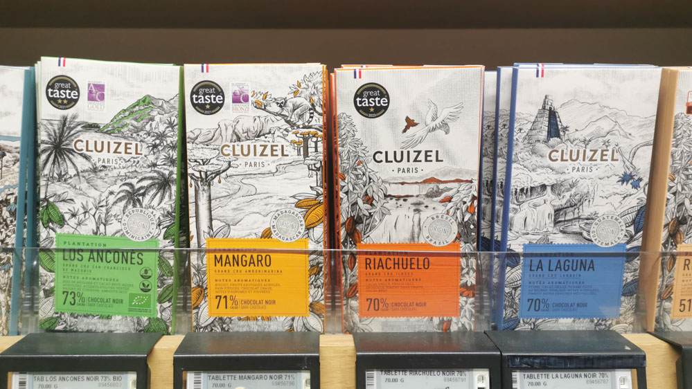 クルイゼルのタブレットチョコレート パリ土産