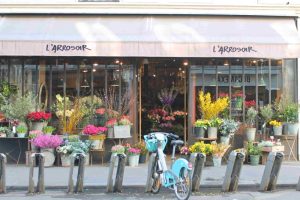 パリ11区のお花屋さん