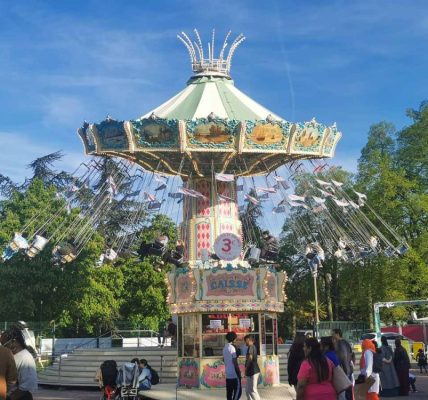 パリ、ヴァンセンヌの移動遊園地